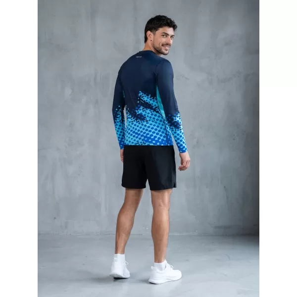  Tricou de compresie funcțională pentru bărbați cu premium cu mânecă lungă ALTISPORT VOJ/ALM109TR03 REGAL 