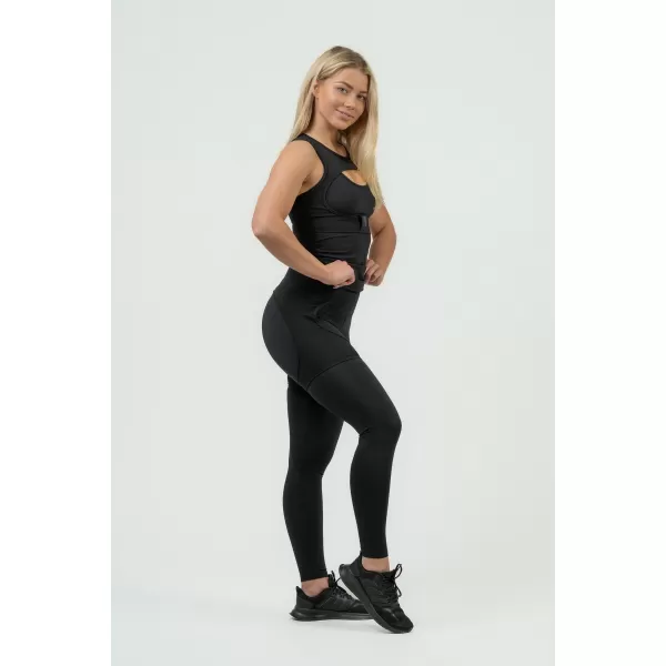  Jambiere sport de damă cu plasă INTENSE 838 BLACK Nebbia 