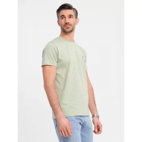  Cămaşă OMBRE OM-TSFP-0186 MENTĂ 