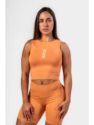 Top crop top CONFIDENCE 476 ORANGE Nebbia