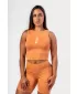 Top crop top CONFIDENCE 476 ORANGE Nebbia