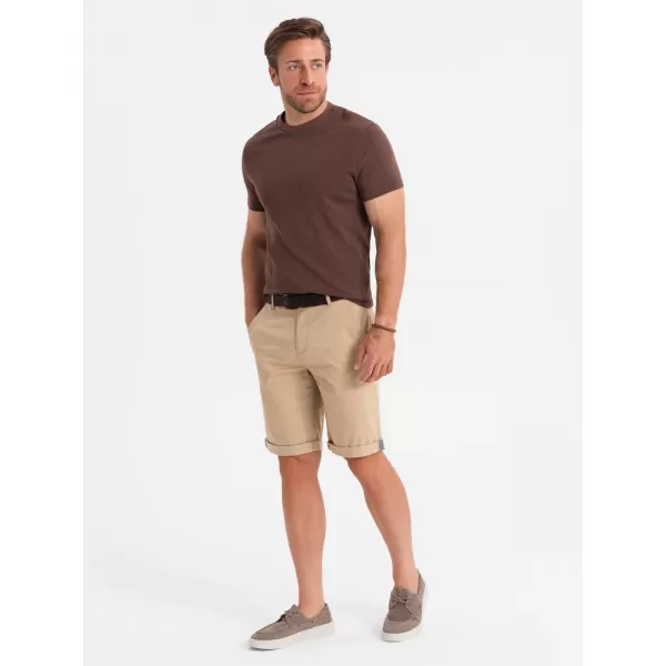  Pantaloni scurţi OMBRE OM-SRCS-0197 BEJ 