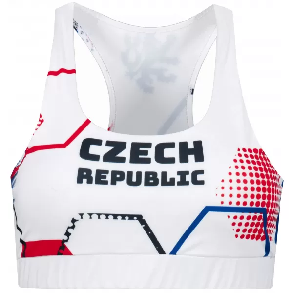  Premium de sutien sport funcțional pentru femei ALTISPORT VOJ/ALW036POD01 HEXA WHITE 