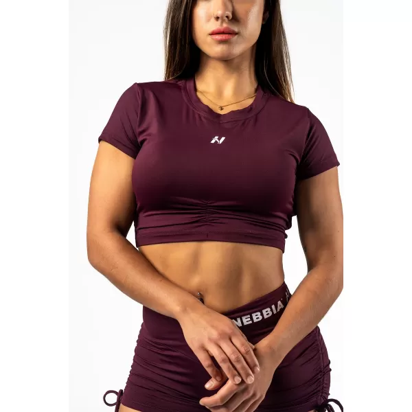  Crop top cu spatele deschis STRONG BEAUTY 430 DARK RED Nebbia 