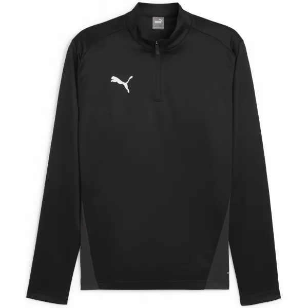  Cămaşă PUMA TEAMGOAL TRAINING 1/4 ZIP TO 658629_03 PUMA NEGRU/ALB/GRI ÎNCHIS 
