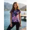 Tricou funcțional premium pentru femei ALTISPORT VOJ/ALW055TR01 MOV NEGRU