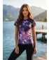 Tricou funcțional premium pentru femei ALTISPORT VOJ/ALW055TR01 MOV NEGRU