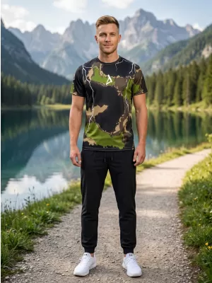 Premium funcțional pentru bărbați ALTISPORT VOJ/ALM113TR01 MILITAR