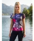 Tricou funcțional premium pentru femei ALTISPORT VOJ/ALW055TR01 ROZ NEGRU