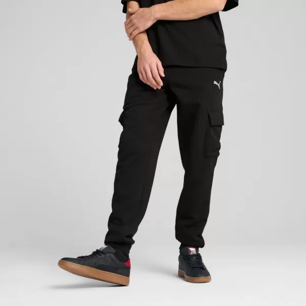  Piese pentru bărbați PUMA ESS CARGO PANTS FL CL 682656-01 NEGRU 