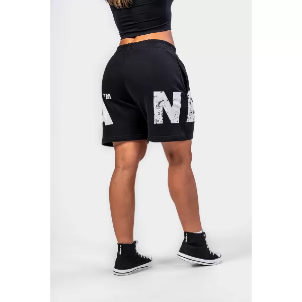  Pantaloni scurți pentru transpirație MUSCLE MOMMY 624 BLACK Nebbia 6 inch 