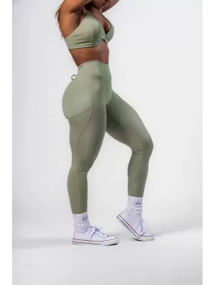 Jambiere modelante cu sireturi STRONG BEAUTY 426 LIGHT GREEN Nebbia