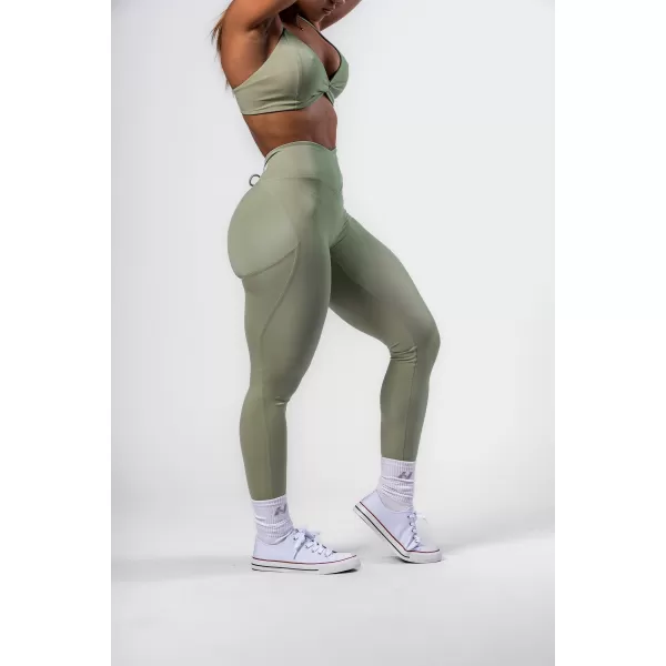  Jambiere modelante cu sireturi STRONG BEAUTY 426 LIGHT GREEN Nebbia 