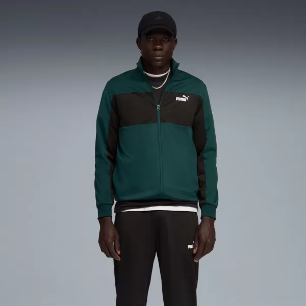  Set pentru bărbați PUMA POLY COLORBLOCK SUIT 687304-75 VERDE 