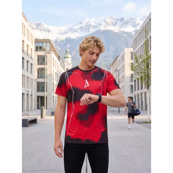  Premium funcțional pentru bărbați ALTISPORT VOJ/ALM113TR01 ROŞU 