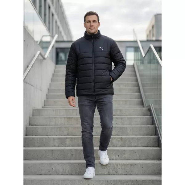  Jachetă pentru bărbați PUMA ESS PADDED JACKET 685210-01 NEGRU 