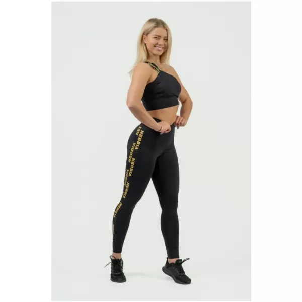  Sutien sport de damă cu susținere ridicată INTENSE Asymmetric 841 BLACK Nebbia 