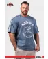 Tricou supradimensionat spalat GOLDEN AGE 790 BLUE Nebbia