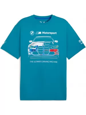 Cămaşă PUMA BMW MMS BOLD GRAPHIC TEE 632914-06 ALBASTRU