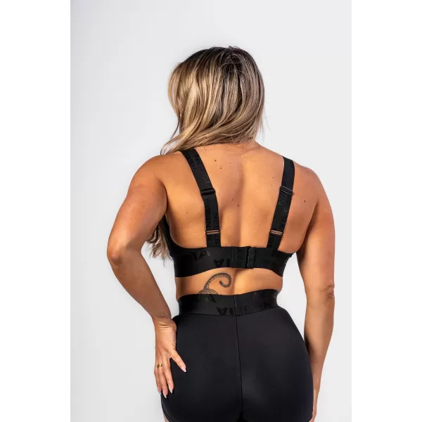  Sutien sport de damă cu întărire INTENSE Iconic 844 BLACK Nebbia 