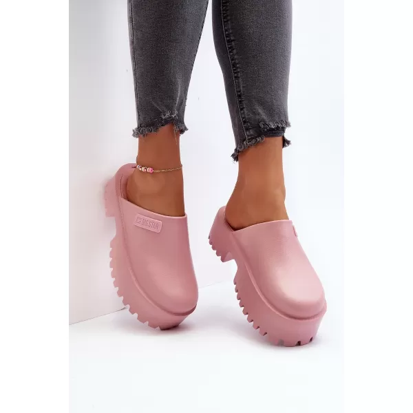  Papuci dama BIG STAR NN274020 ROZ Pantofi Big Star 