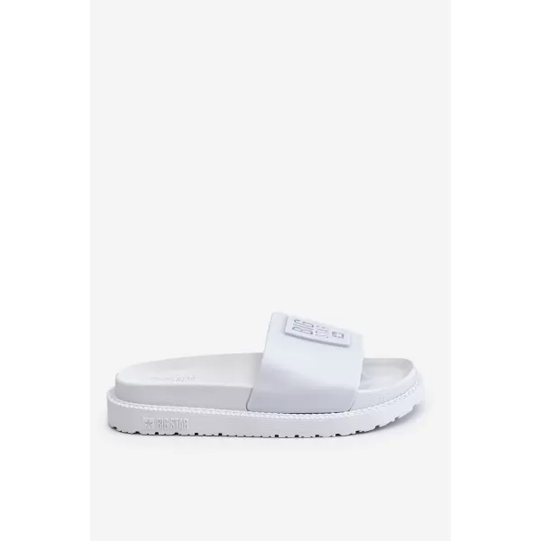 Papuci dama BIG STAR LL274428 WHITE Pantofi Big Star 