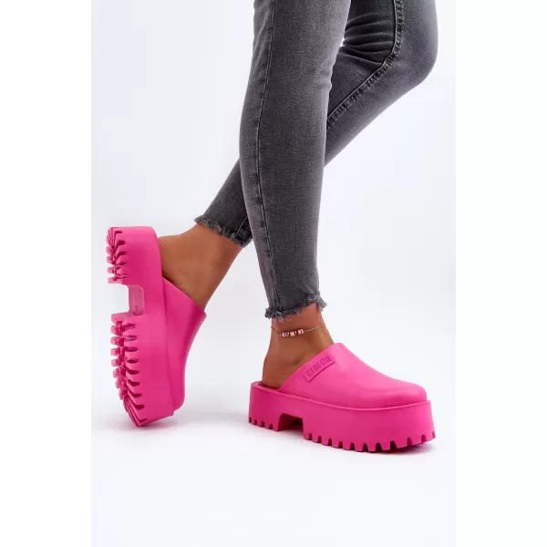  Papuci dama BIG STAR NN274019 ROZ Pantofi Big Star 
