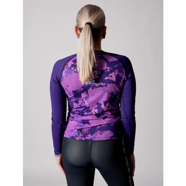  Tricou funcțional pentru femei cu mâneci lungi premium ALTISPORT VOJ/ALW110TR03 VIOLET 