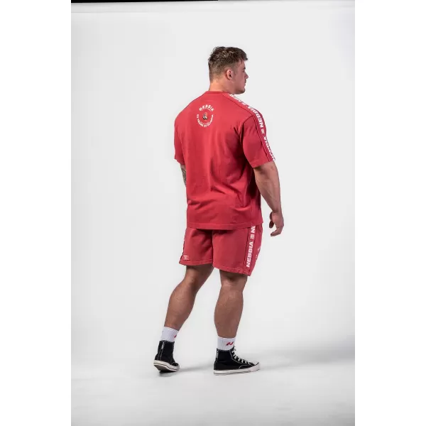  Tricou supradimensionat spalat GOLDEN AGE 790 RED Nebbia 