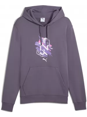 Panoul pentru bărbați PUMA NEYMAR JR CREATIVITY HOODIE 660099_01 CĂRBUNE PURPURIU