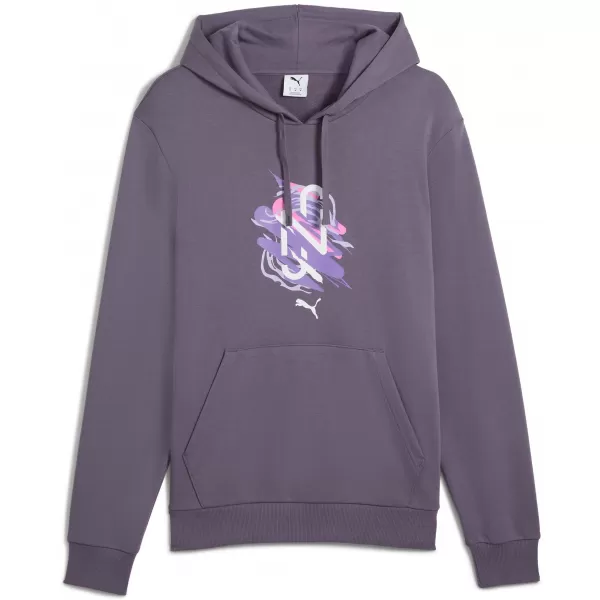  Panoul pentru bărbați PUMA NEYMAR JR CREATIVITY HOODIE 660099_01 CĂRBUNE PURPURIU 