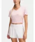 Tricou pentru femei UNDER ARMOUR TECH SSV- TWIST 1384227-647 ROZ