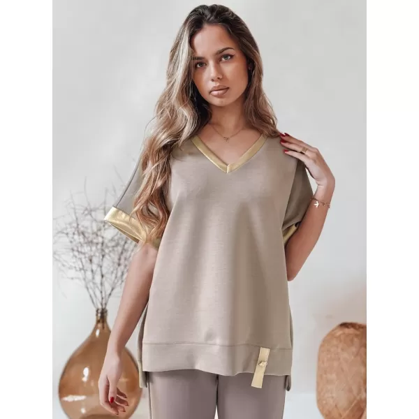  Cămaşă DSTREET SHINE LOVE RY2911 BEJ 