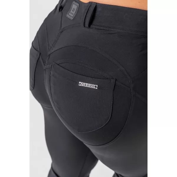  Jambiere evazate Bubble Butt 2.0 POWER LIFT 308 BLACK Nebbia 