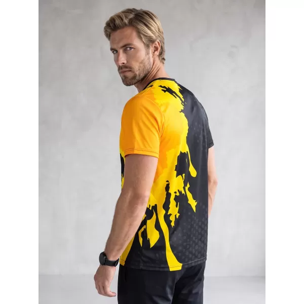  Premium funcțional pentru bărbați ALTISPORT VOJ/ALM112TR01 PORTOCALIU NEGRU 