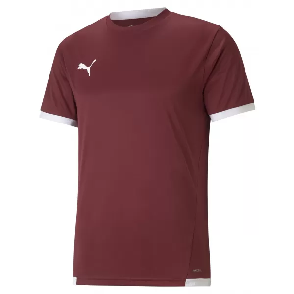  Cămaşă PUMA TEAMLIGA JERSEY 704917_09 CORDOVAN/ CORDOVAN/PUMA WHITE 
