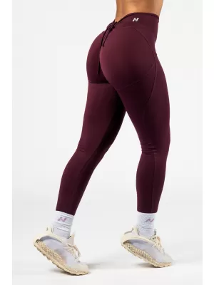 Jambiere modelante cu sireturi STRONG BEAUTY 426 DARK RED Nebbia