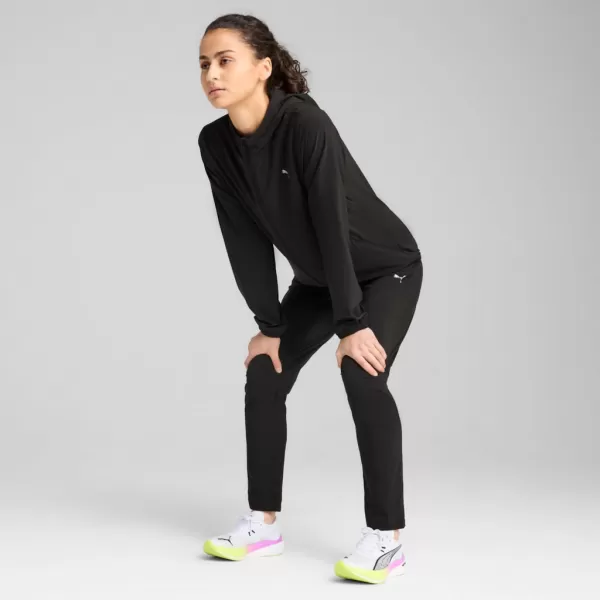  Geacă pentru doamne PUMA RUN VELOCITY WOVEN JACKET W 526584-01 NEGRU 