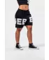 Pantaloni scurți pentru transpirație MUSCLE MOMMY 624 BLACK Nebbia 6 inch