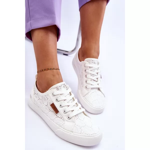  Adidași de modă damă BIG STAR W274925 WHITE Pantofi Big Star 