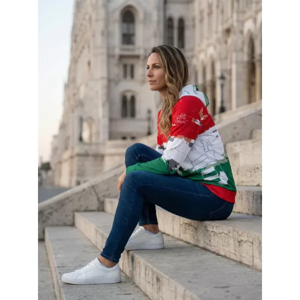  Premium cu hanorac funcțional pentru femei ALTISPORT VOJ/ALW036HU/MI01 FOOL 