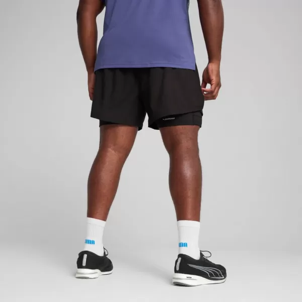  Pantaloni scurţi PUMA M RUN ULTRAWEAVE 2IN1 5"" SHORT​ 526635-01 NEGRU 