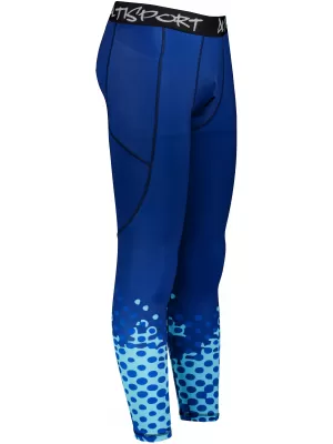 Jambiere sport lungi premium pentru bărbați ALTISPORT VOJ/ALM109LEG01 ALBASTRU REGAL
