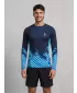 Tricou de compresie funcțională pentru bărbați cu premium cu mânecă lungă ALTISPORT VOJ/ALM109TR03 REGAL