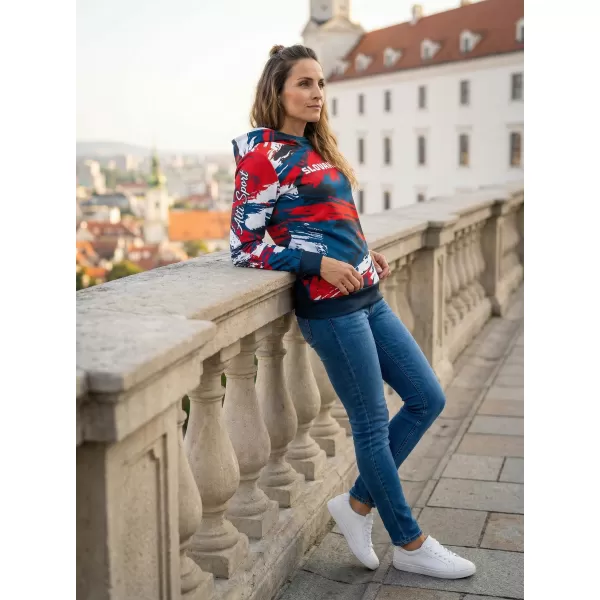  Premium cu hanorac funcțional pentru femei ALTISPORT VOJ/ALW036SL/MI01 SL 