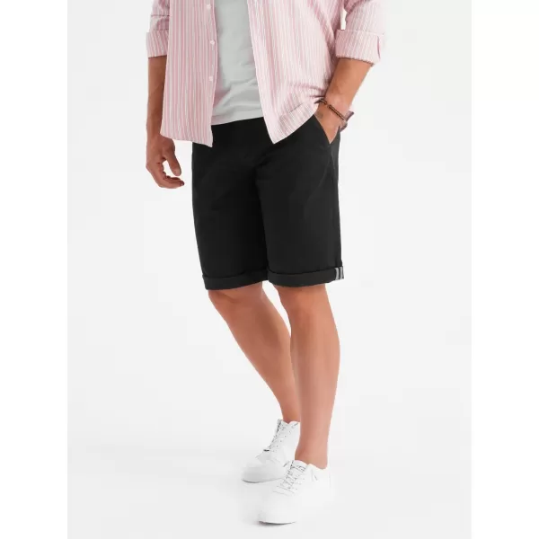 Pantaloni scurţi OMBRE OM-SRCS-0197 NEGRU 