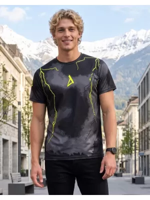 Premium funcțional pentru bărbați ALTISPORT VOJ/ALM113TR01 GALBEN-FLUX NEGRU