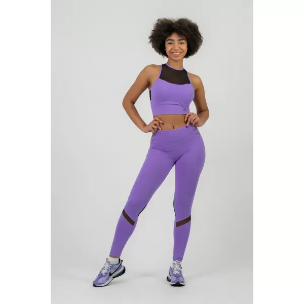  FIT Activewear jambiere cu talie înaltă 443 LILA Nebbia 