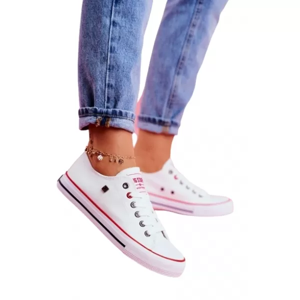  Adidași de damă BIG STAR T274022 WHITE Pantofi Big Star 