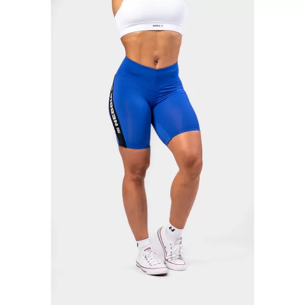  Pantaloni scurți de ciclism cu talie înaltă ICONIC 238 BLUE Nebbia 